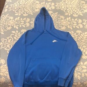 Nike Blue Sweater with Classic Swoosh Logo